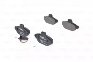 Image of Bosch 0986494115 BP1025 Brake Pad Set Disc Brake Front Axle