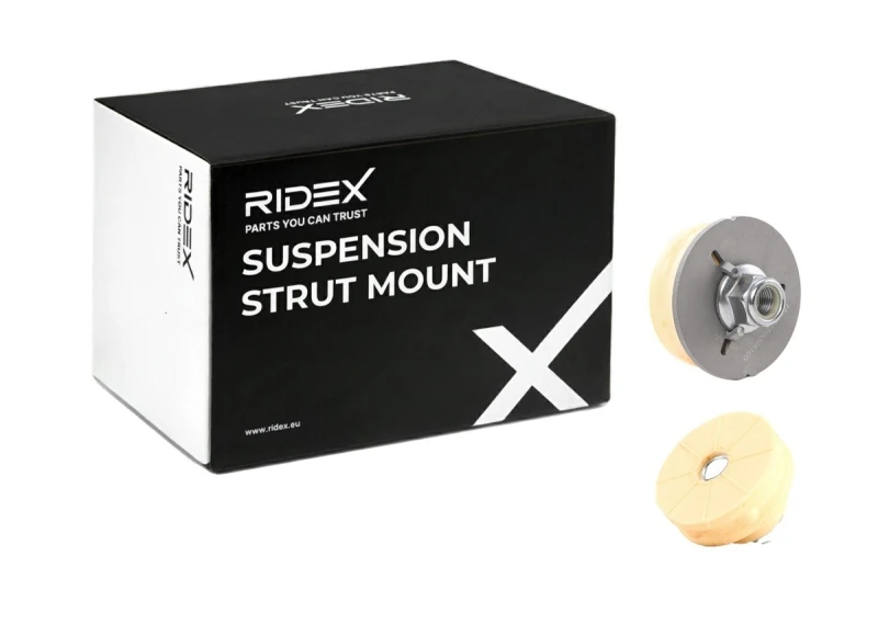 Image of RIDEX 1180S1358 Top strut mount Rear Axle Suspension Strut Support Bearing (1180)