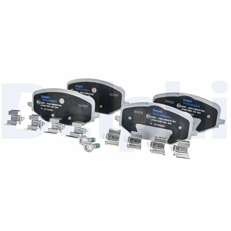 Image of DELPHI Brake pad set DELPHI LP5073EV