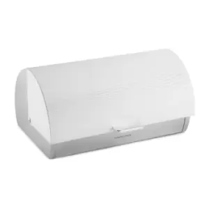 image of Morphy Richards Dune Roll Top Bread Bin White