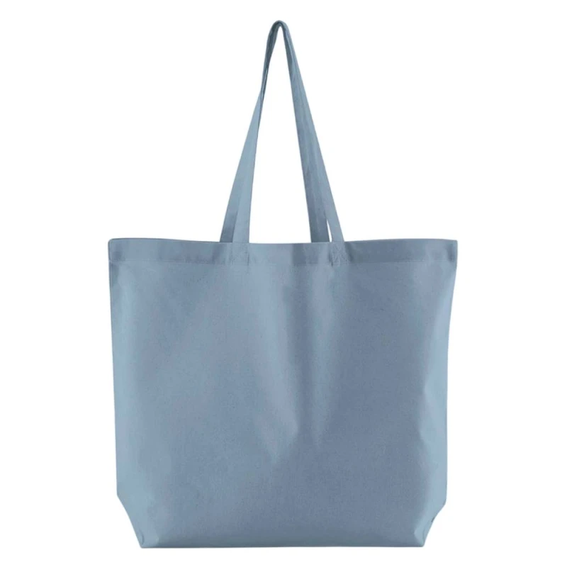 Image of Westford Mill Womens InCo Bag For Life Cotton Maxi Tote Bag in Duck Egg Blue Duck Egg Blue Female