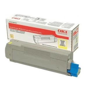 Image of OKI 46507505 Yellow Laser Toner Ink Cartridge