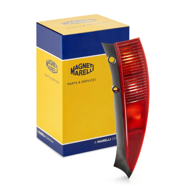 Image of MAGNETI MARELLI 714025490803 Rear light Lower Section, without bulb holder, Right Combination Rearlight (391)