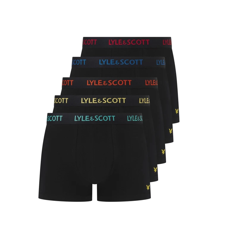 Image of Lyle and Scott Mens Core Trunks Black/Multi male Small