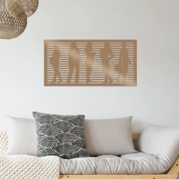 Image of WorkWomen - Copper Copper Decorative Metal Wall Accessory