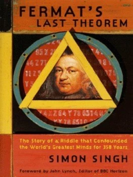 Image of Fermats Last Theorem by Simon Singh Hardback