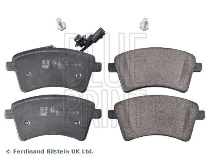 Image of Blue PRINT Brake pad set Blue PRINT ADR164220