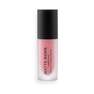 Image of Makeup Revolution Matte Bomb Liquid Lipstick Pink Bunny