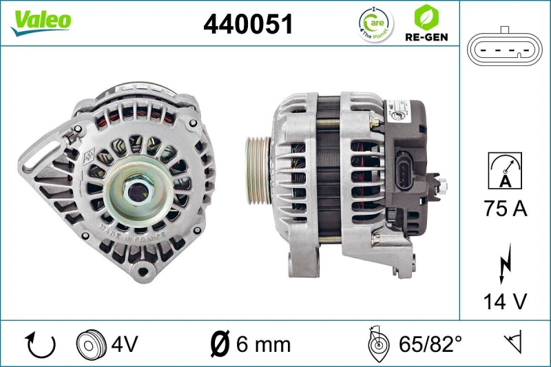 Image of Alternator VALEO 440051