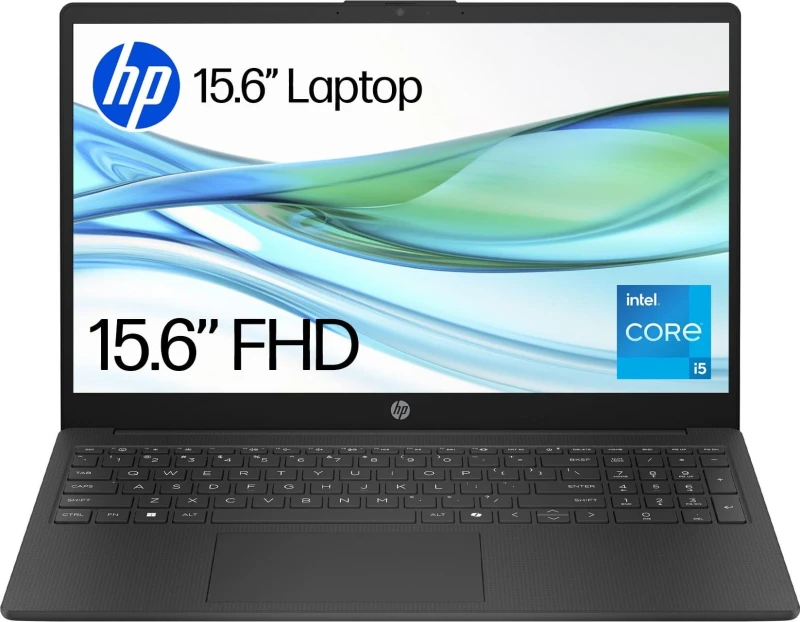 Image of HP 15-fd0064na 15.6" Laptop - Intel Core i5, 256GB SSD, 8GB RAM - Black