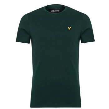 Image of Lyle and Scott Basic Logo T Shirt - Dark Green W486