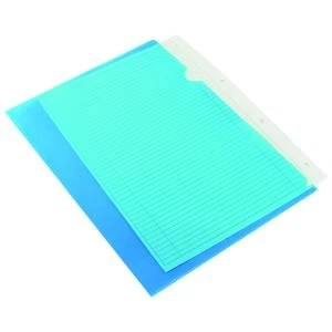 image of Q-Connect Cut Flush Folder A4 Blue Pack of 100 KF01486