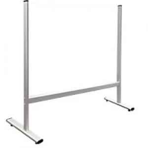 Image of Franken Counter and Desk Sneeze Guard Plexiglas Transparent 1000 x 650 mm