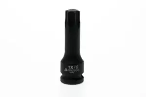 image of Teng Tools 921270TX-C 1/2" Drive - TX Impact Socket - TX70 Chrome Molybdenum