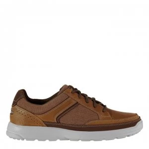 image of Rockport Welker Mens Casual Shoes - Tan W/Canvas