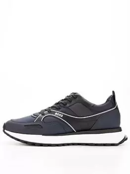 Image of BOSS Jonah Runner Trainers - Blue Size 10, Men