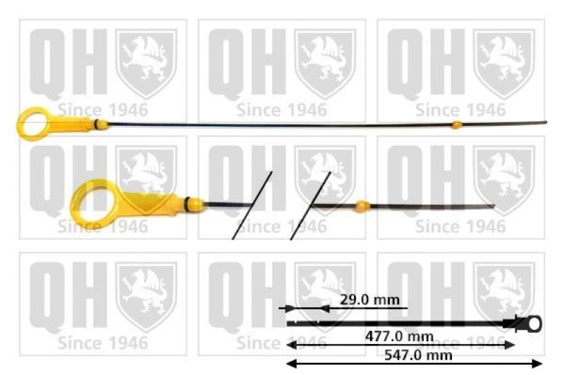 Image of QUINTON HAZELL Oil Dipstick QUINTON HAZELL QOD147