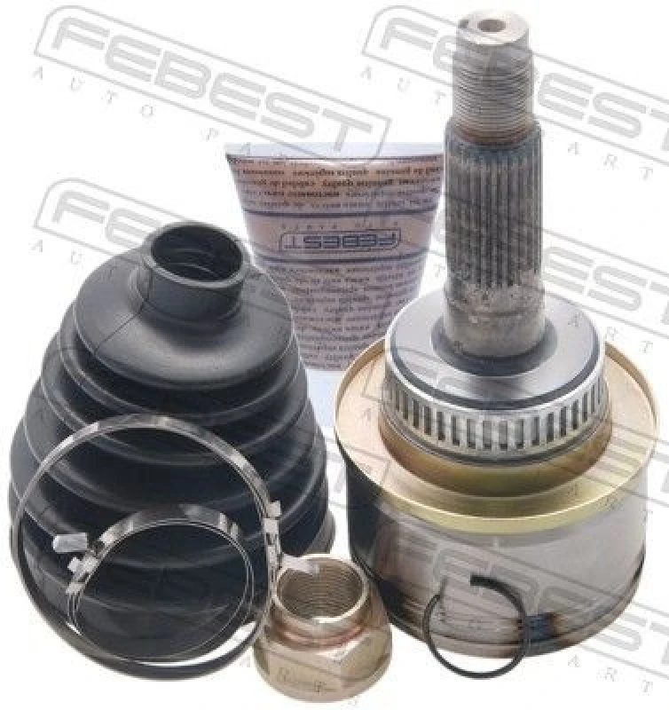 Image of FEBEST 0510-BT50A44 Joint, drive shaft Front Axle, with ABS sensor ring Joint,drive shaft (236)