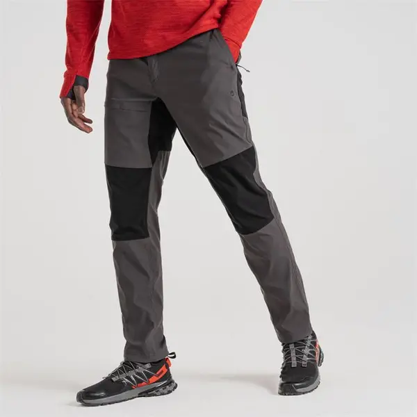 image of Craghoppers Nosi Defence 'Kiwi Pro Active' Hiking Trousers Dark Grey