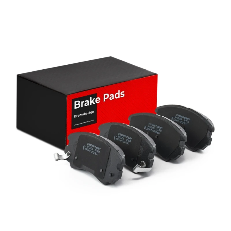 Image of STARK SKBP-0010177 Brake pad set Front Axle, with acoustic wear warning Brake Pad Set,disc brake (402)