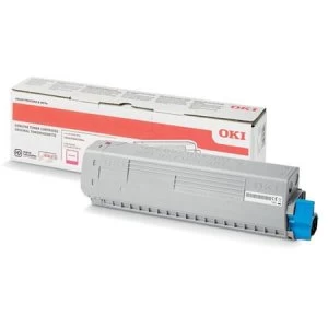 image of OKI 46861306 Magenta Laser Toner Ink Cartridge