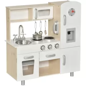 Image of Jouet Kids Pretend Play MDF Kitchen Set with Accessories - White
