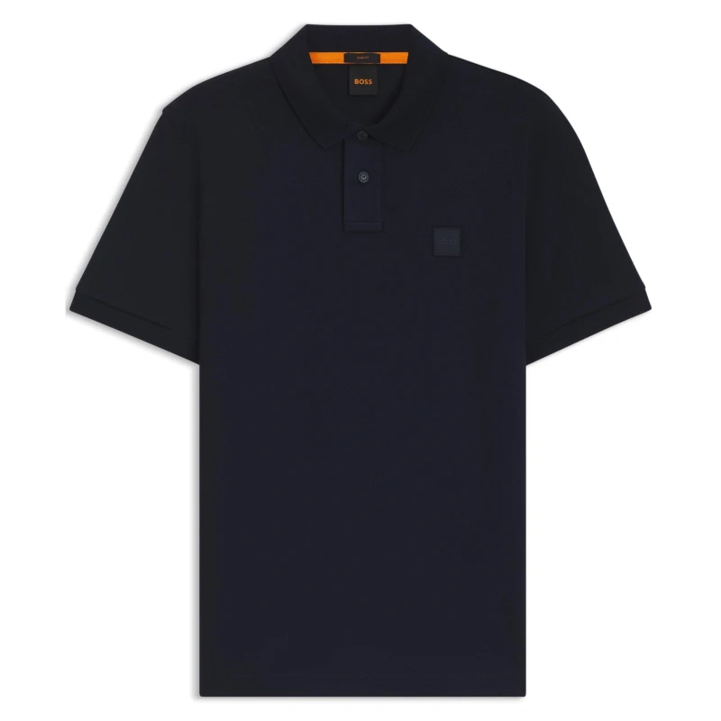 Image of Boss Passenger Piqu Polo Top - Blue Blue L