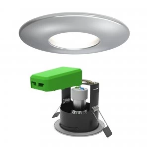 image of 4Lite WiZ Connected SMART LED IP65 GU10 Fire Rated Downlight Chrome WiFi & Bluetooth - 4L1-2211