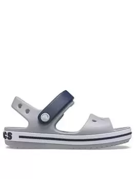 image of Crocs Crocband Sandal Kids, Grey, Size 10 Younger