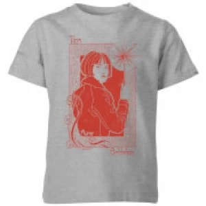Image of Fantastic Beasts Tina Goldstein Kids T-Shirt - Grey - 11-12 Years