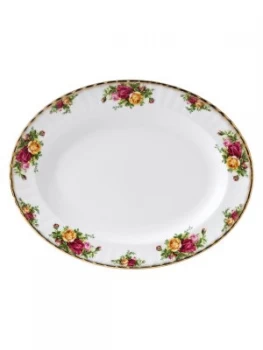 image of Royal Albert Old country roses small oval dish