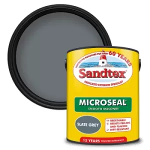 Sandtex Ultra Smooth Masonry Paint Slate Grey - 5L