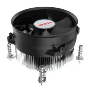 image of Akasa AK-CC6607EP01 Extra Secure Aluminium Heatsink and Fan Intel 1700 Ultra Quiet PWM Fan 80W TDP