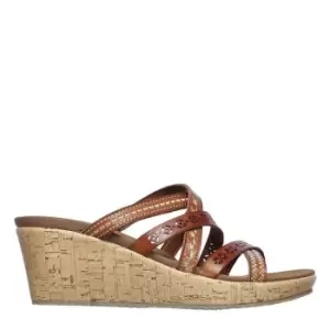 Image of Skechers Embroidered Multi Strap Sl - Brown