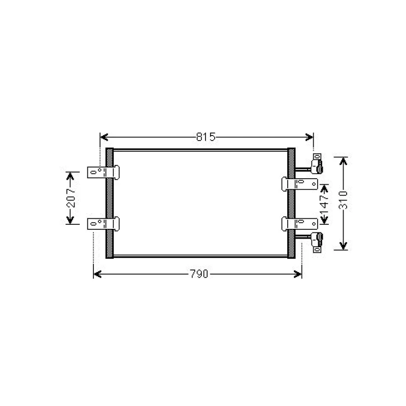 Image of Air conditioning condenser DIEDERICHS DCC1360