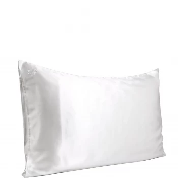 image of Slip Silk Pillowcase King (Various Colours) - White