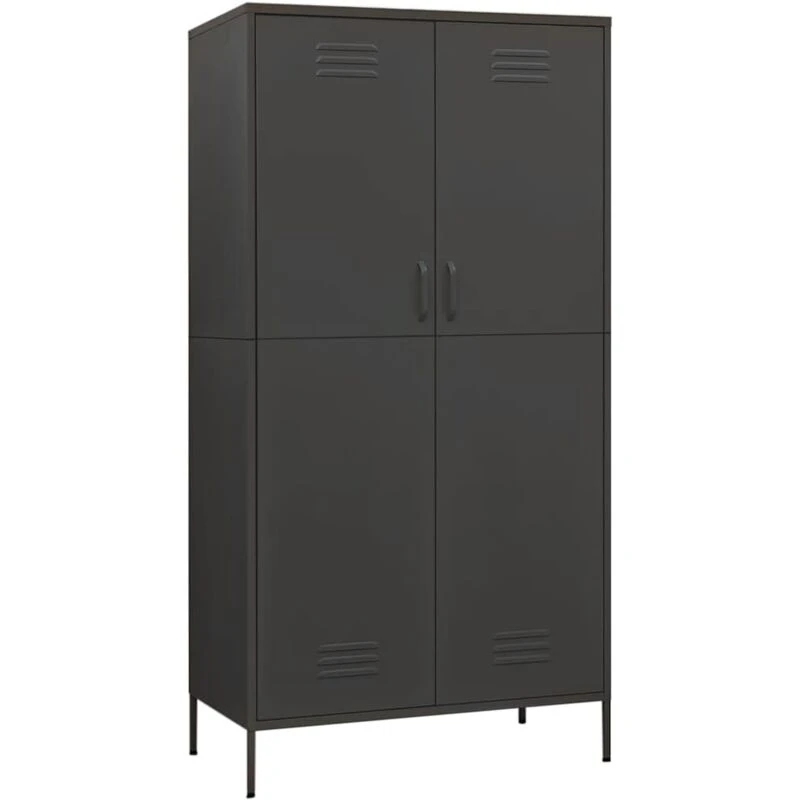 Image of VIDAXL Wardrobe Anthracite 90x50x180cm Steel Vidaxl 8720286565612