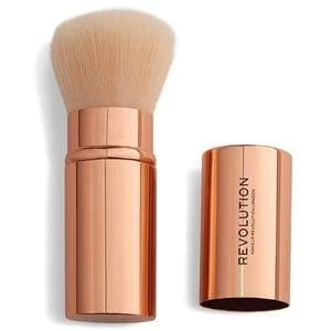 image of Revolution Rose Gold Retractable Kabuki Brush