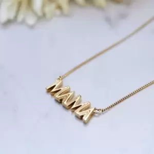 image of Rachel Jackson London Gold Plated Art Deco Mama Necklace