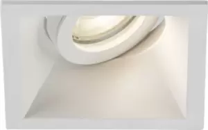 Image of KnightsBridge Dipa Single Tilt Square Anti-Glare Downlight White