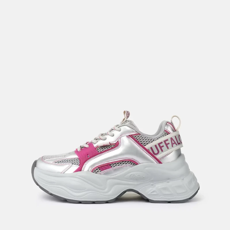 Image of Buffalo Womens Trainers Buffalo Yuno One Argente Female 38