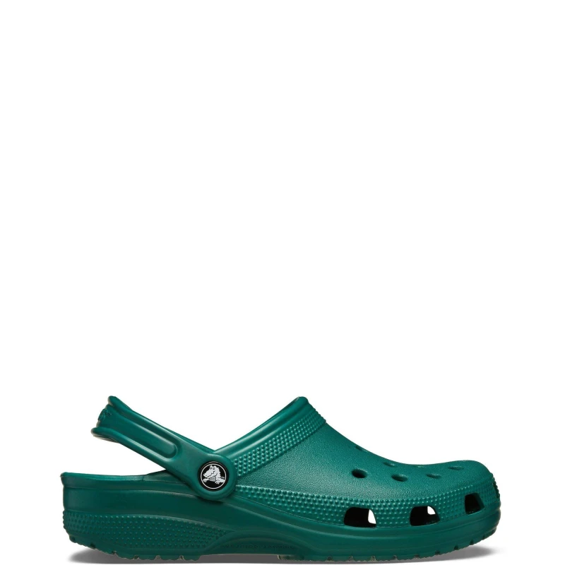 Image of Crocs Womens Classic Croslite Clogs Sandals UK Size 7 (EU 41-42) Emerald CRC402-EMERAL-7