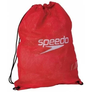 Image of Speedo Equipment Mesh Wet Kit Bag Red