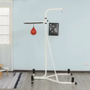 image of HOMCOM Free-Standing Speed Bag Boxing Platform Punch Bag Fitness Station Stand