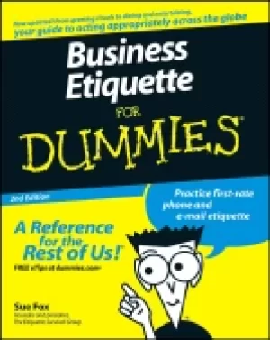 Image of business etiquette for dummies