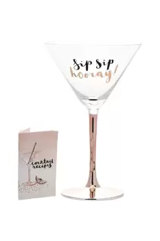 Image of Luxe Martini Glass - Sip Sip Hooray