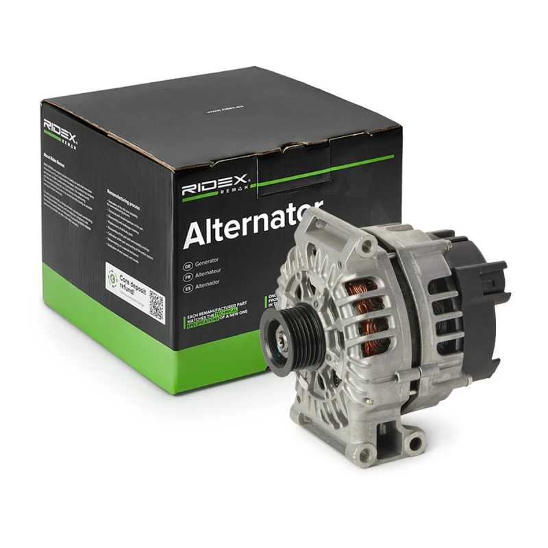 Image of RIDEX REMAN 4G0318R Generator Alternator Charging Current: 110A, Voltage: 12V Alternator (4)