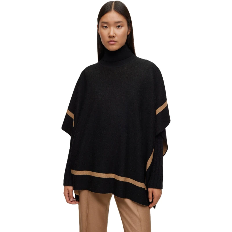 Image of Boss Womens Lia Poncho Black female 12 (L)