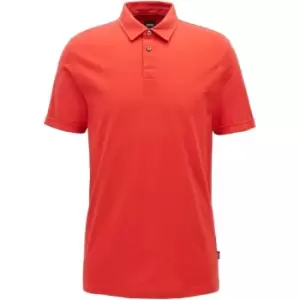 Image of Boss Boss Press Short Sleeve Polo Shirt Mens - Pink