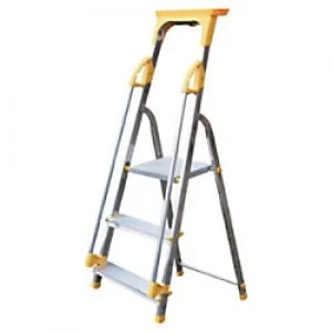 Image of Platform Steps Aluminium 150kg 3 Steps 1210 x 420 x 110 mm